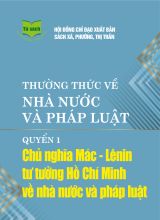 Thường thức về nhà nước và pháp luật - Quyển 1 Chủ nghĩa Mác - Lênin, tư tưởng Hồ Chí Minh về nhà nước và pháp luật